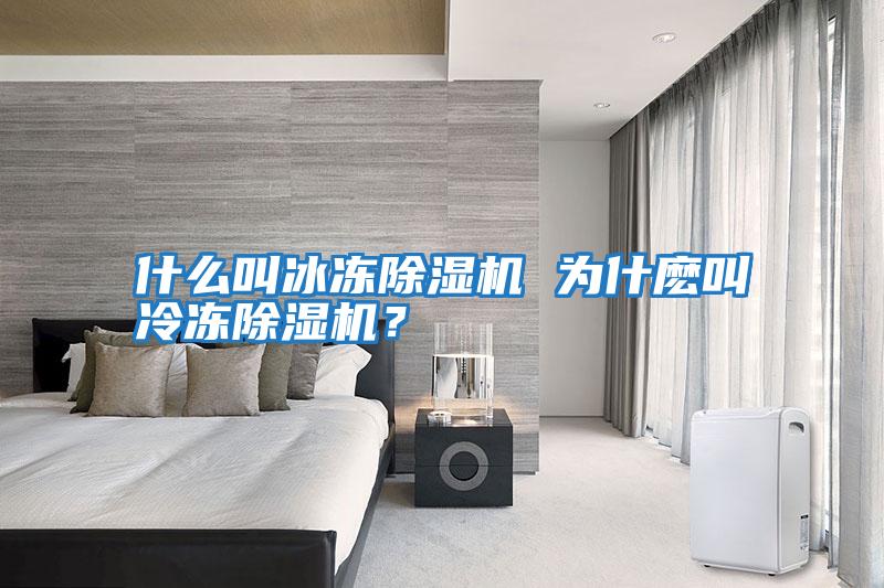 什么叫冰凍除濕機 為什麼叫冷凍除濕機？