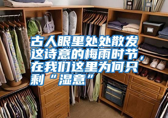 古人眼里處處散發(fā)這詩(shī)意的梅雨時(shí)節(jié),在我們這里為何只剩“濕意”