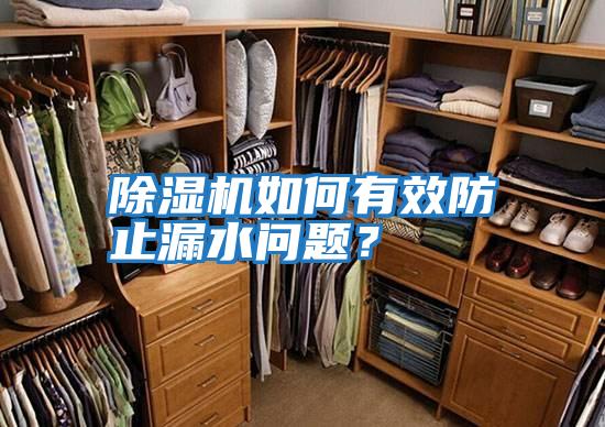 除濕機(jī)如何有效防止漏水問(wèn)題？