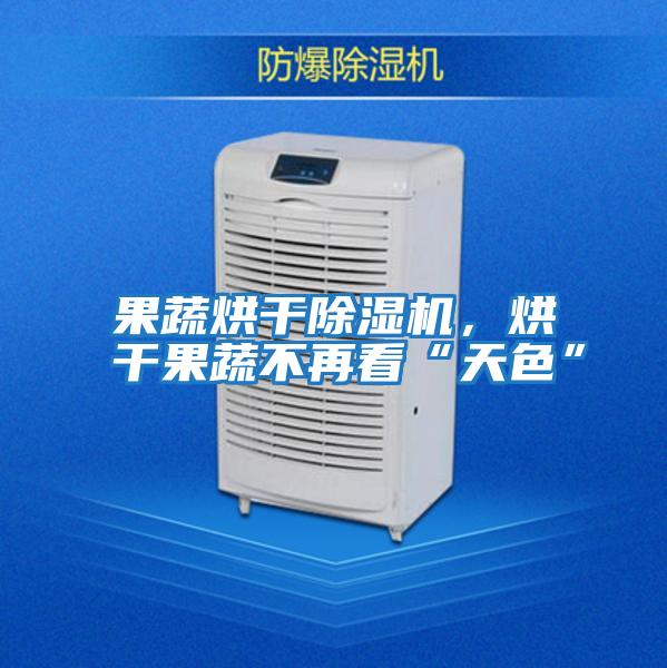 果蔬烘干除濕機，烘干果蔬不再看“天色”