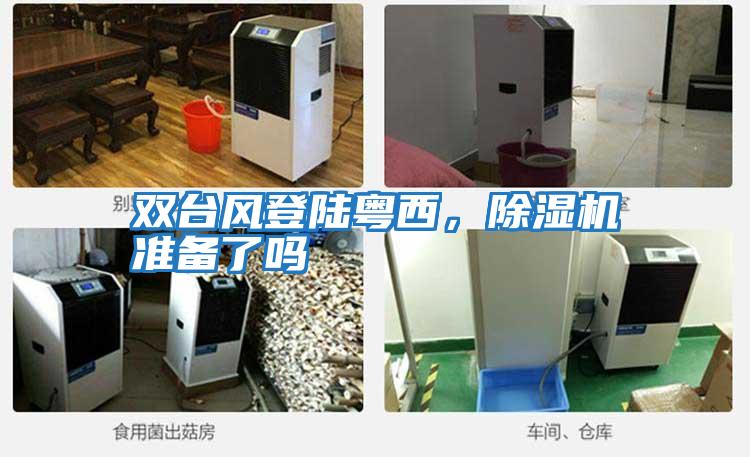 雙臺風登陸粵西，除濕機準備了嗎