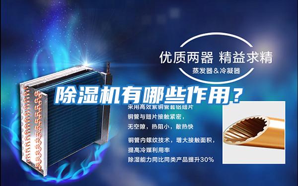 除濕機有哪些作用？