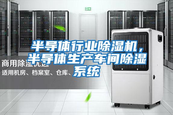 半導體行業除濕機,半導體生產車間除濕系統