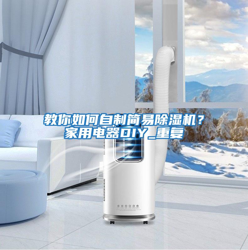 教你如何自制簡易除濕機？家用電器DIY_重復