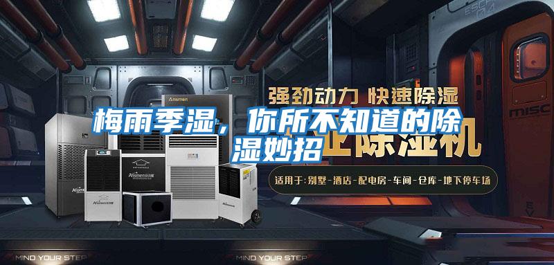 梅雨季濕,你所不知道的除濕妙招