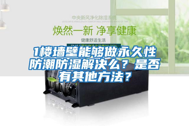 1樓墻壁能夠做永久性防潮防濕解決么？是否有其他方法？