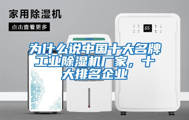 為什么說中國十大名牌工業除濕機廠家，十大排名企業