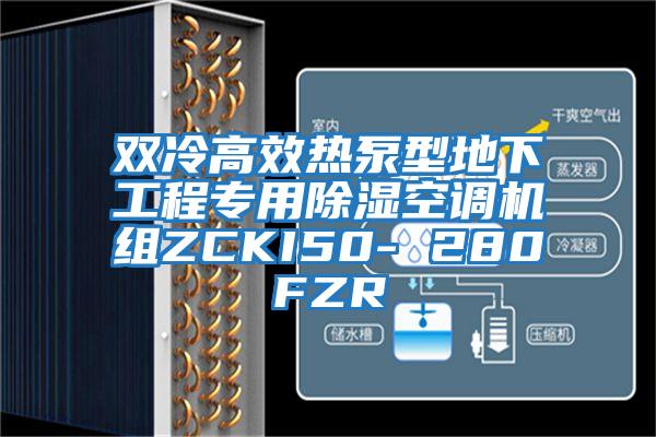 雙冷高效熱泵型地下工程專(zhuān)用除濕空調(diào)機(jī)組ZCKI50- 280FZR