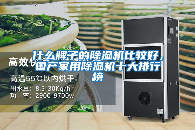 什么牌子的除濕機比較好，國產家用除濕機十大排行榜