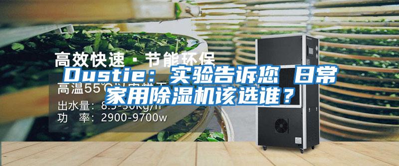 Dustie：實驗告訴您 日常家用除濕機該選誰？