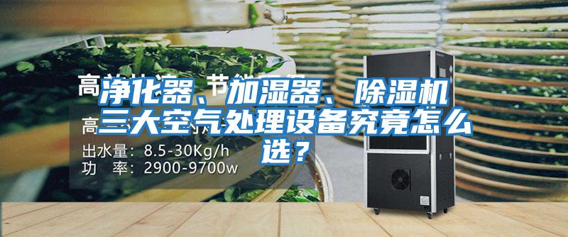 凈化器、加濕器、除濕機(jī) 三大空氣處理設(shè)備究竟怎么選?