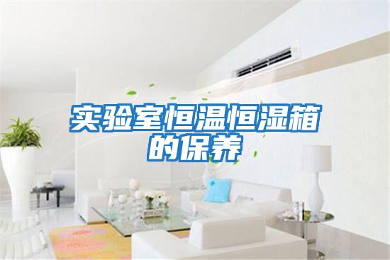 實驗室恒溫恒濕箱的保養