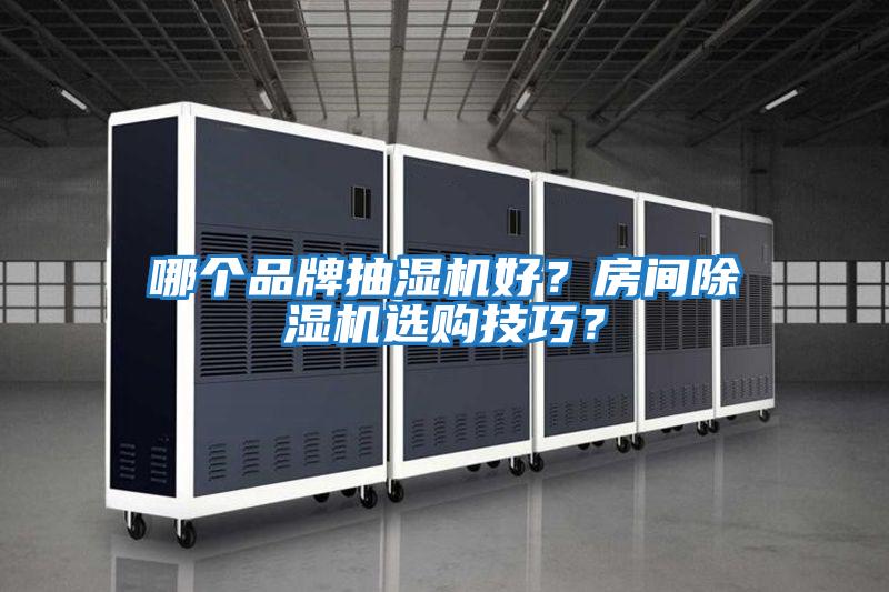 哪個品牌抽濕機好？房間除濕機選購技巧？