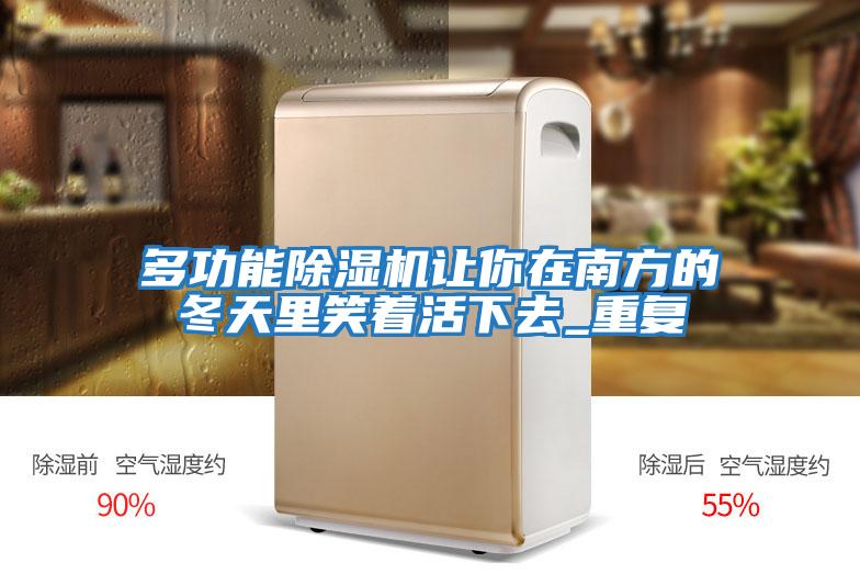 多功能除濕機讓你在南方的冬天里笑著活下去_重復