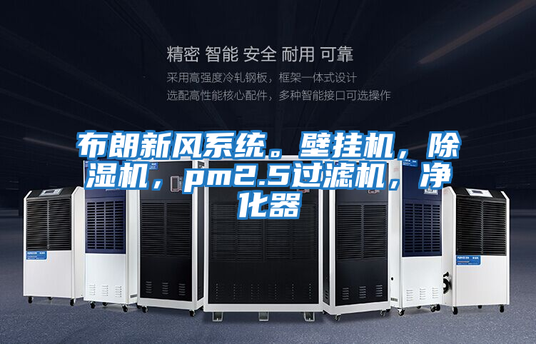 布朗新風系統(tǒng)。壁掛機,除濕機,pm2.5過濾機,凈化器