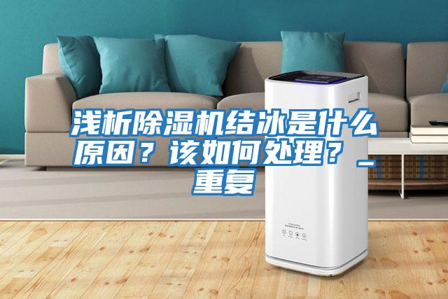 淺析除濕機結冰是什么原因？該如何處理？_重復