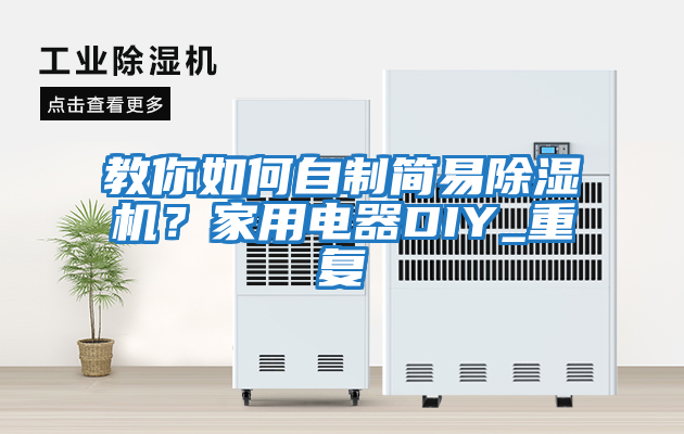 教你如何自制簡易除濕機?家用電器DIY_重復(fù)