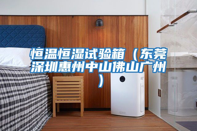 恒溫恒濕試驗箱(東莞深圳惠州中山佛山廣州)