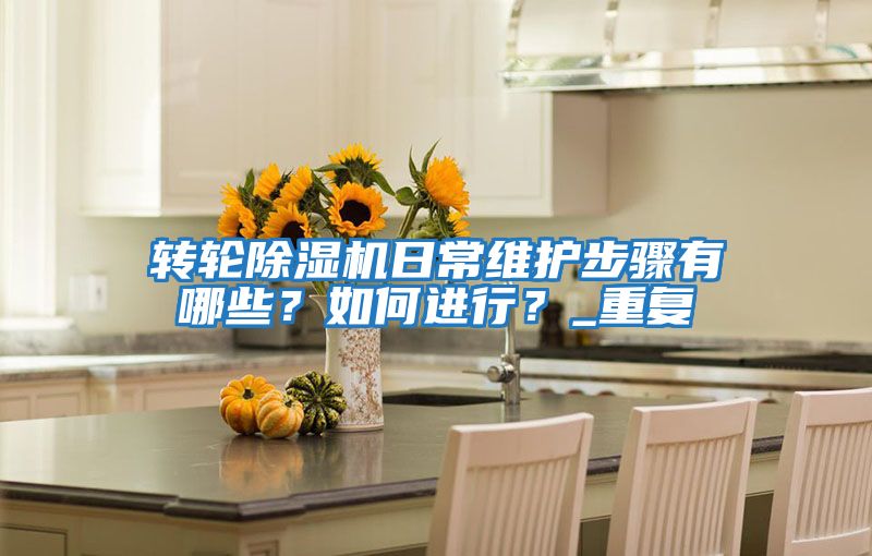 轉(zhuǎn)輪除濕機日常維護步驟有哪些？如何進行？_重復(fù)