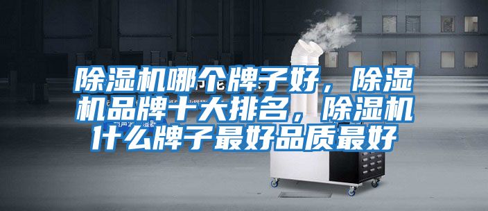除濕機哪個牌子好，除濕機品牌十大排名，除濕機什么牌子最好品質最好