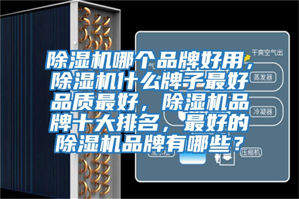 除濕機哪個品牌好用，除濕機什么牌子最好品質最好，除濕機品牌十大排名，最好的除濕機品牌有哪些？