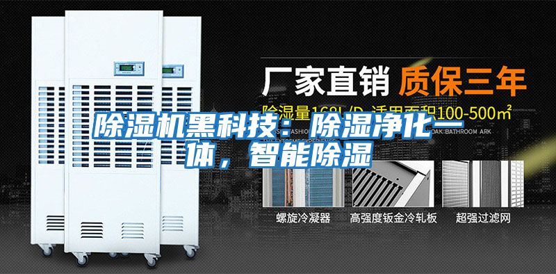 除濕機(jī)黑科技:除濕凈化一體,智能除濕