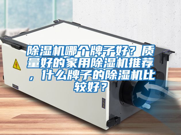 除濕機哪個牌子好？質量好的家用除濕機推薦，什么牌子的除濕機比較好？